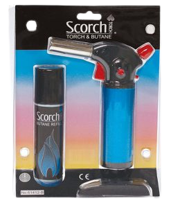 TORCH LIGHTER:SCORCH TORCH+BUTAN 61412-B