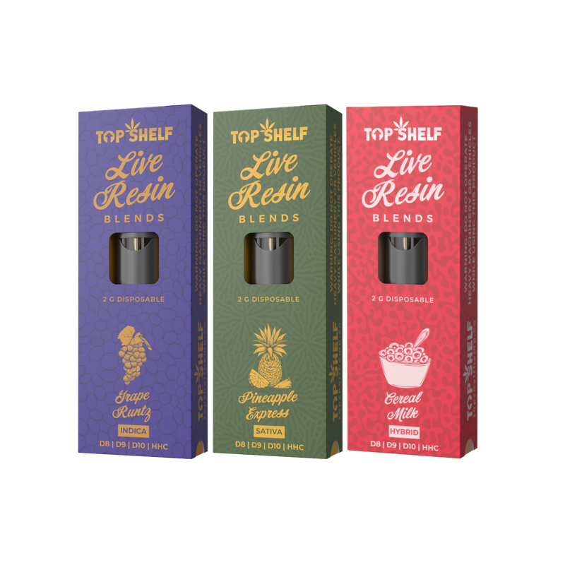 TOP SELF LIVE RESIN 2 Gram Disposable Vape