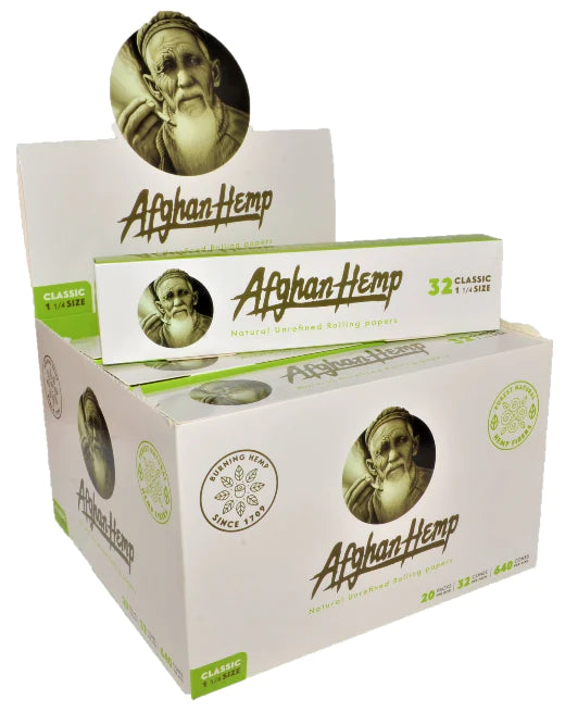 AFGHAN HEMP CONES MULTIPACK - 32PC 1 1/4