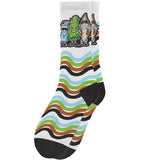 BLAZING BUDDIES VARIETY SOCKS DISPLAY - 96CT