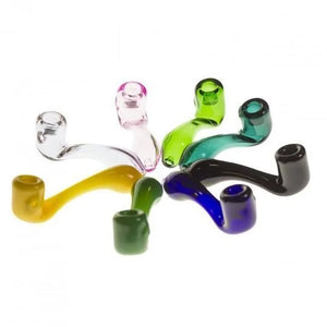 Glass Sherlock Hand Pipe with Screen