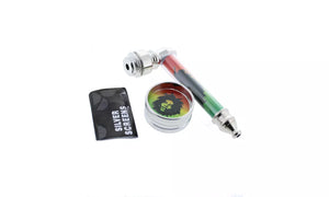 Bob Marley Mini Metal Tobacco Pipe Set - 3 Piece Set