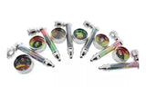 Bob Marley Mini Metal Tobacco Pipe Set - 3 Piece Set