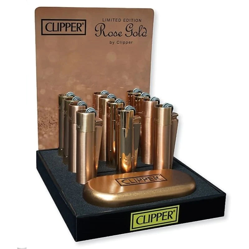 Clipper Metal Lighter Full Size Refillable  With Gift Box