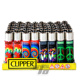 CLIPPER REUSABLE LIGHTER HIPPIE