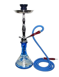 ZEBRA SMOKE HOOKAH CLOUD 1 HOSE BLUE