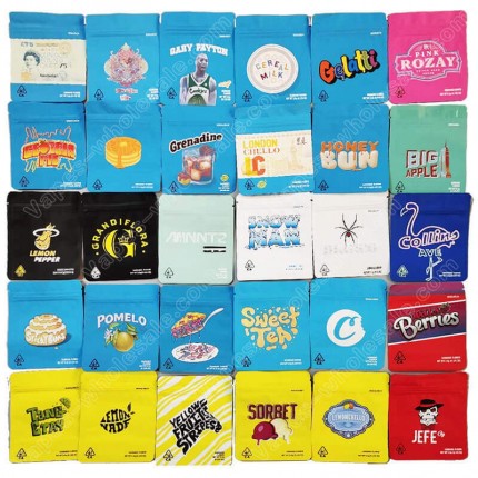 Metallized Zipper Bags w/Tear Notches