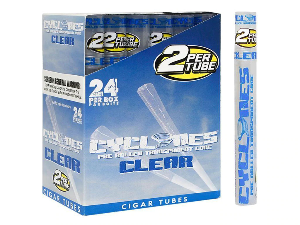 ROLLIG PAPERS:CYCLONES 24 BOX KLEAR