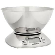 Accuteck A-KC12 Digital Kitchen Scale with Mixing bowl
