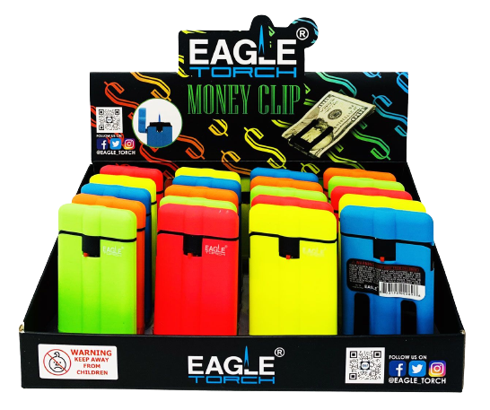 EAGLE TORCH MONEY CLIP PT161MC