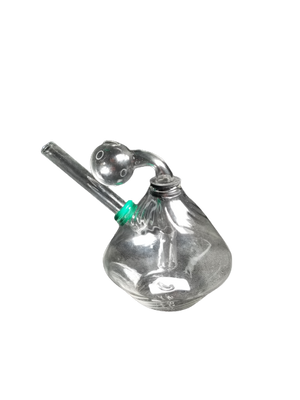 W/P OIL BURNER WAX UFO DESIGN GLASS CLEAR