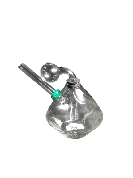 W/P OIL BURNER WAX UFO DESIGN GLASS CLEAR