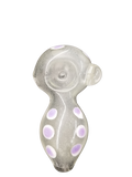 HAND PIPE WITH PRUPLE  DOTS
