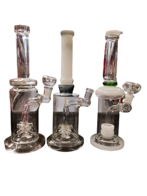 GLASS WATER PIPE SMALL/MID/AVRG