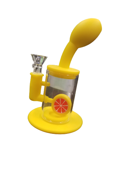 SILICON WATER PIPE 6IN LIMONE INSIDE