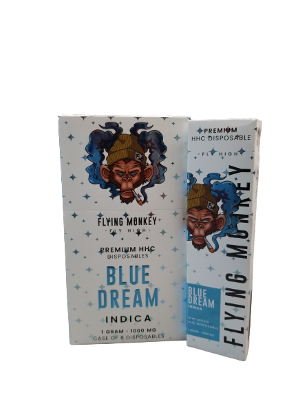 FLING MONKEY PREMUM HHC CASS OF 8  DISPOSBLES BLUE DREAM