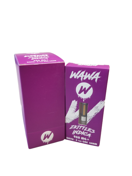 WAWA D8 CARTRIDGES 5PCS  INDICA ZKITTLES