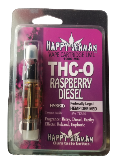HAPPY SHAMAN THC-0 RASPBERRY DISEL 1ML