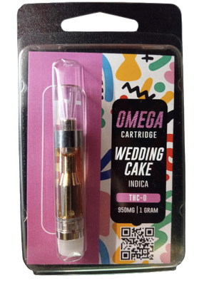OMEGA CART THC-O 1G GR WEDDING CAKE
