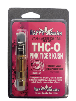 HAPPY SHAMAN THC O PINK TIGER KUSH 1000MG 1 ML