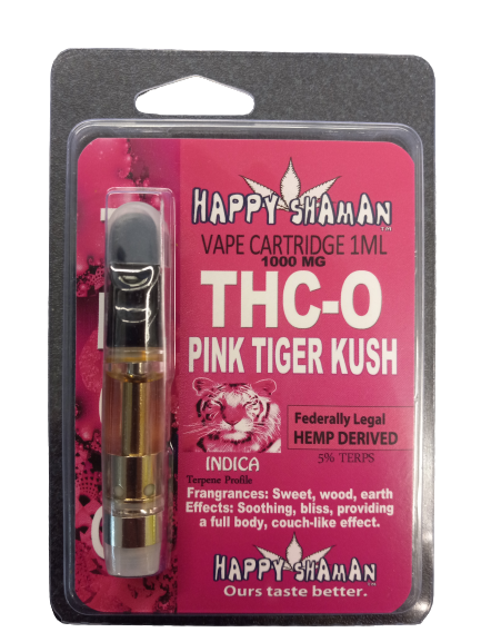 HAPPY SHAMAN THC O PINK TIGER KUSH 1000MG 1 ML