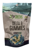 TOP GREENS DELTA 8 GUMMIES 500 MG BLUE RASPBERRY