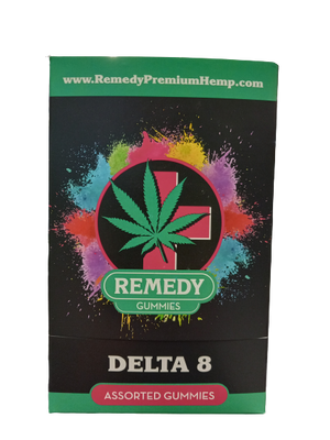 DELTA 8:REMEDY- DELTA8- GUMMIES-12 PCS