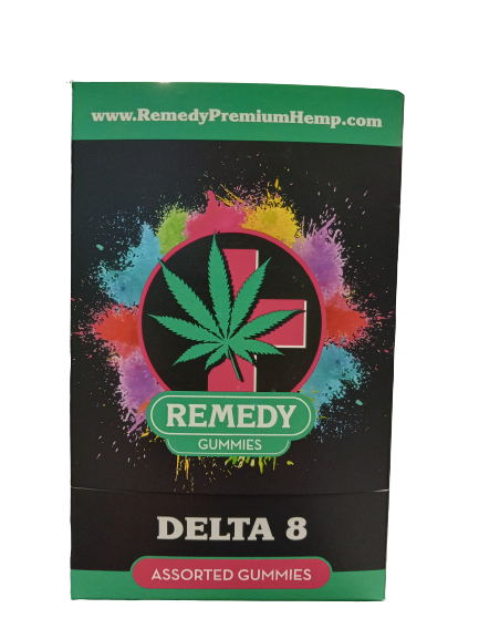 DELTA 8:REMEDY- DELTA8- GUMMIES-12 PCS