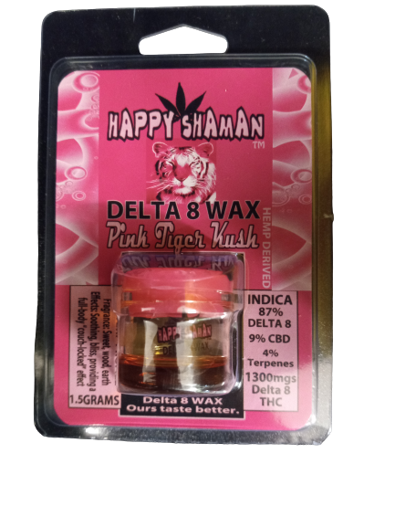 HAPPY SHAMAN D8 WAX PINK TIGER KUSH 1.5 GM