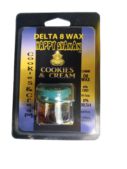 HAPPY SHAMAN D8 WAX COOKIES AND CREAM 1.5 GM