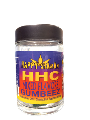 HAPPY SHAMAN HHC STRAWBERRY CITRUS / MIX FLAVORS. 20 PIECES OF 25 MG 500 MG