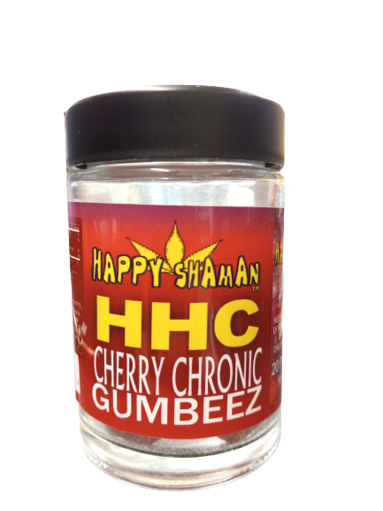 HAPPY SHAMAN HHC CHERRY CHRNIC 20 PIECES OF 25 MG 500 MG