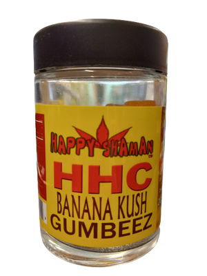 HAPPY SHAMAN HHC BANANA KUSH 20 PIECES OF 25 MG 500 MG