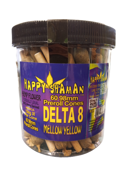 DELTA 8:HAPPY SHAMAN HERBS-DELTA8-MELLOW YELLOW