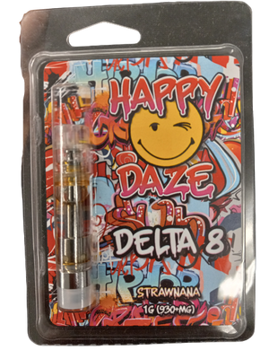 HAPPY DAZE 1 GRAM DELTA 8 STRAWNANA