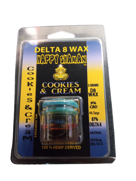 HAPPY SHAMAN D8 WAX COOKIES &CREAM 3GM