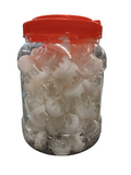 JAR OF 100CT GLASS JAR 5ML W SILICON LID