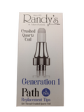 RANDY'S REPLACEMENT TIPS GENERATION 1 CRUSHED QUARTZ COIL