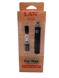 LAW ELECTRONIC  CIGARETTE KIT FOR WAX (BLACK, RED, WHITE)