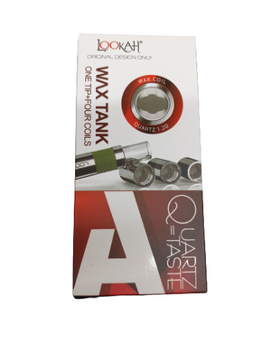 LOOKAH WAX TANK 510 THREAD ATOMIZERS - 1 TIP AND 4 COILS A