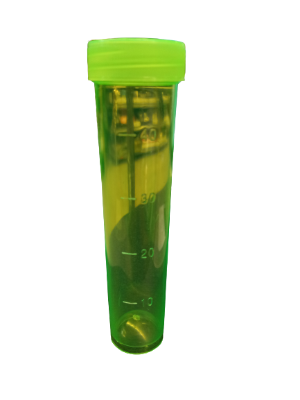 SCORPION CAP  GREEN  PLASTIC TUBE 27"X120
