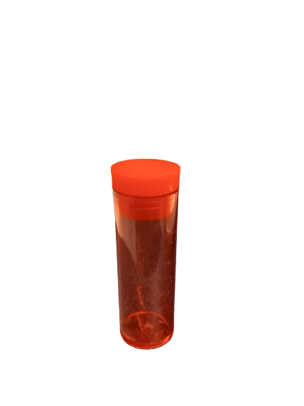 RED PLASTIC ROUND FLIP CAP
