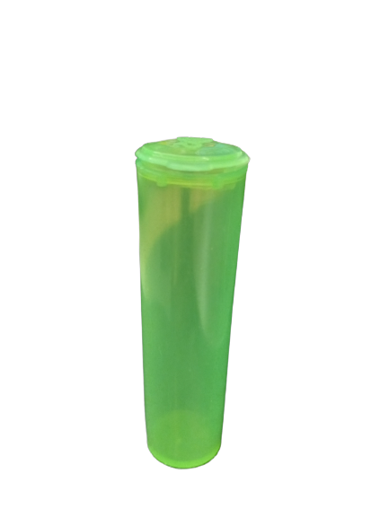 GREEN PLASTIC ROUND FLIP CAP