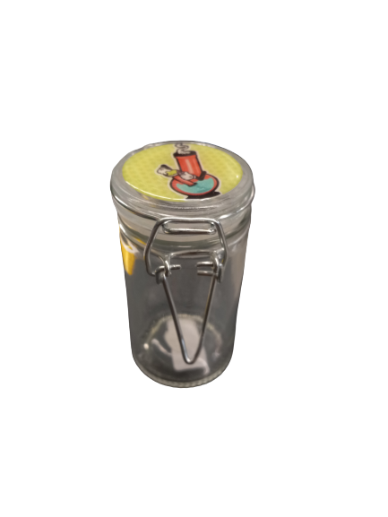 GLASS CHIP TOP JAR SMALL