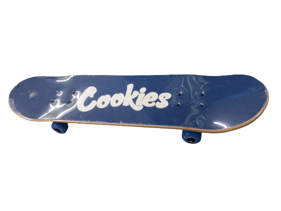 COOKIES SKATEBOARD  PATTERN BLUE