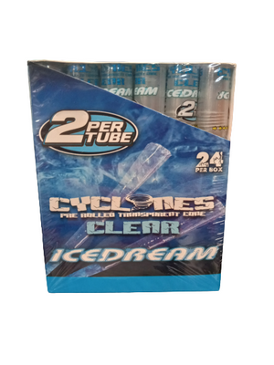 CYCLNES PRE ROLLED TRIMSPIMENT CONE CLEAR ICE DREAME 24 PER BOX 2 PER TUBE