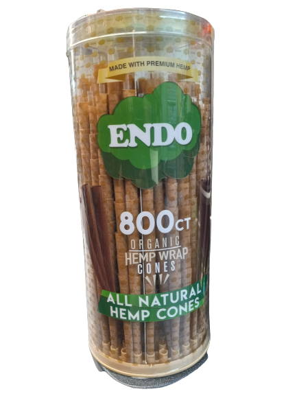 ENDO 800 ct. Organic Hemp Wraps