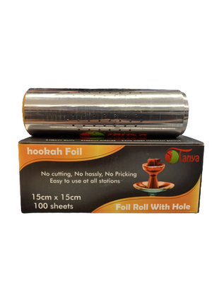 TANYA HOOKAH FOIL 15 CM X 15 CM 100 SHEETS