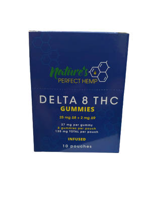 Nature's Perfect Hemp Delta 8 THC Gummies