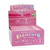 Elements Pink Rolling Papers King Size Slim - 50ct